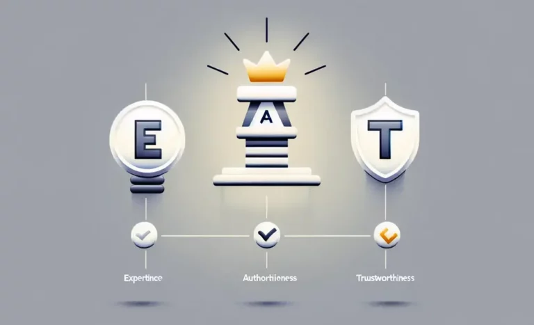 구글 E-A-T 원칙을 형상화한 썸네일