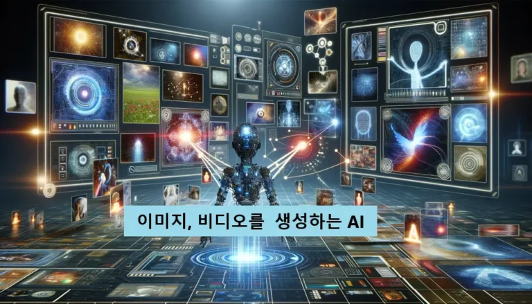 이미지 및 비디오 생성 인공지능을 형상화한 썸네일