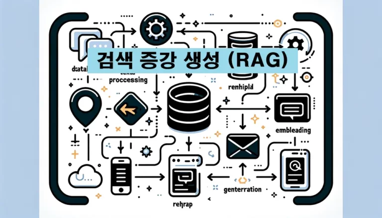 검색 증강 생성 RAG를 형상화한 썸네일