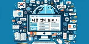 다중 언어 블로그를 형상화한 썸네일