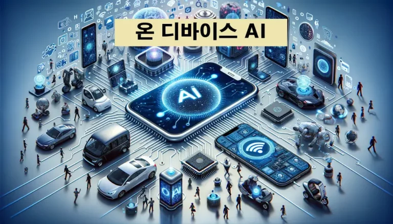 온 디바이스 AI를 형상화한 썸네일