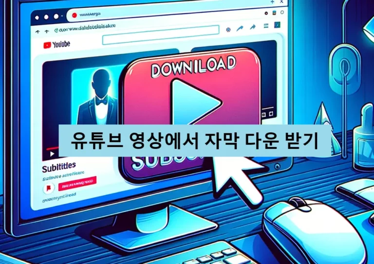 유튜브 영상에서 자막 다운 방법 썸네일
